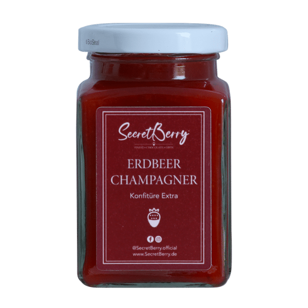 SecretBerry Erdbeer Champagner - Konfitüre Extra