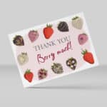 SecretBerry Grusskarte Thank you Berry much